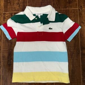 Lacoste Kids Polo Shirt - Green, Red, Blue, Yellow, White